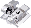 equilibrium® 2, bracket metálico con gancho, diente 33, 0° torque, +3° angulación, McLaughlin-Bennett-Trevisi** 22