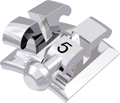 equilibrium® 2, bracket metálico con gancho, diente 35, -17° torque, +2° angulación, McLaughlin-Bennett-Trevisi** 22