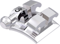 equilibrium® 2, bracket metálico con gancho, diente 43, 0° torque, +3° angulación, McLaughlin-Bennett-Trevisi** 22
