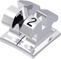 equilibrium® mini, bracket metálico, diente 32, -6° torque, 0° angulación, McLaughlin-Bennett-Trevisi** 22