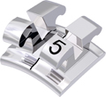 equilibrium® mini, bracket metálico, diente 35, -17° torque, +2° angulación, McLaughlin-Bennett-Trevisi** 22