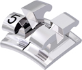 equilibrium® mini, bracket metálico, diente 45, -17° torque, +2° angulación, McLaughlin-Bennett-Trevisi** 22