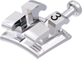 equilibrium® mini, bracket metálico con gancho, diente 23, 0° torque, +8° angulación, McLaughlin-Bennett-Trevisi** 22