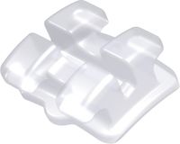discovery® pearl, bracket cerámico, diente 44, -17° torque, 0° angulación, Roth 22