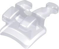 discovery® pearl, bracket cerámico con gancho, diente 14, -7° torque, 0° angulación, Roth 22