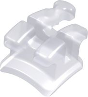 discovery® pearl, bracket cerámico con gancho, diente 25, -7° torque, 0° angulación, Roth 22