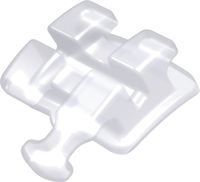 discovery® pearl, bracket cerámico con gancho, diente 35, -22° torque, 0° angulación, Roth 22