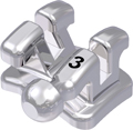 discovery® smart, bracket metálico con gancho, diente 33, -11° torque, +7° angulación, Roth 22