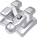 discovery® smart, bracket metálico con gancho, diente 33, 0° torque, +3° angulación, McLaughlin-Bennett-Trevisi** 22