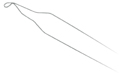 Ligadura remanium® Kobayashi, redonda 0,30 mm/ 12, larga