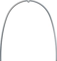 Arco ideal rematitan® LITE con dimple, mandíbula, forma de arco estrecha, rectangular 0,41 mm x 0,41 mm / 16 x 16
