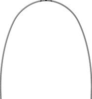 Arco ideal dentaflex®, maxilar, trenzado de 6 alambres co-axial, redondo 0,38 mm / 15