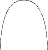Arco ideal dentaflex®, mandíbula, trenzado de 6 alambres co-axial, redondo 0,38 mm / 15