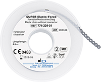 Cadena elástica SUPER Elasto-Force, juntas, gris