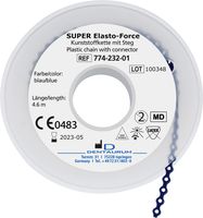 Cadena elástica SUPER Elasto-Force, separadas, azul
