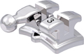 discovery®, bracket metálico con gancho, diente 43, -11° torque, +7° angulación, Roth 18