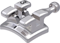 topic, bracket metálico exento de níquel con gancho, diente 23, -2° torque, +13° angulación, Roth 22