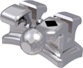 topic, bracket metálico exento de níquel con gancho, diente 35, -22° torque, 0° angulación, Roth 22