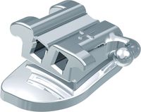 Ortho-Cast M-Series, tubo bucal convertible, rectangular doble, diente 26-27, -14° torque, +14° offset, Roth 18