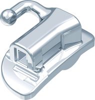 Ortho-Cast M-Series, tubo bucal DB, rectangular simple, diente 16, 0° torque, 0° offset, Standard Edgewise 18