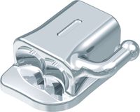 Ortho-Cast M-Series, tubo bucal, rectangular doble, diente 36-37, -30° torque, +4° offset, Roth 18