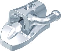 Ortho-Cast M-Series mini, tubo bucal DB, rectangular simple, diente 17, -14° torque, 0° offset, Roth 18