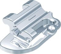 Ortho-Cast M-Series, tubo bucal convertible, rectangular simple, diente 47-46, -30° torque, +4° offset, Roth 22