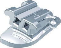 Ortho-Cast M-Series, tubo bucal convertible, rectangular doble, diente 26-27, -14° torque, +14° offset, Roth 22