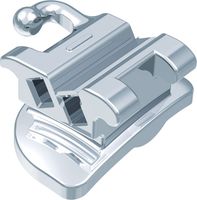 Ortho-Cast M-Series, tubo bucal convertible DB, rectangular doble, diente 36, -30° torque, +4° offset, Roth 22