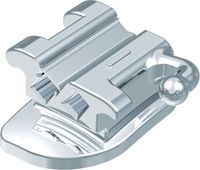 Ortho-Cast M-Series, tubo bucal convertible DB, rectangular doble, diente 46, -30° torque, +4° offset, Roth 22