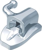Ortho-Cast M-Series mini, tubo bucal DB, rectangular simple, diente 27, 0° torque, 0° offset, Standard Edgewise 22