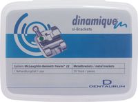 1 caso brackets metálicos autoligables dinamique® m con gancho en 3, 4, 5, McLaughlin-Bennett-Trevisi** 22